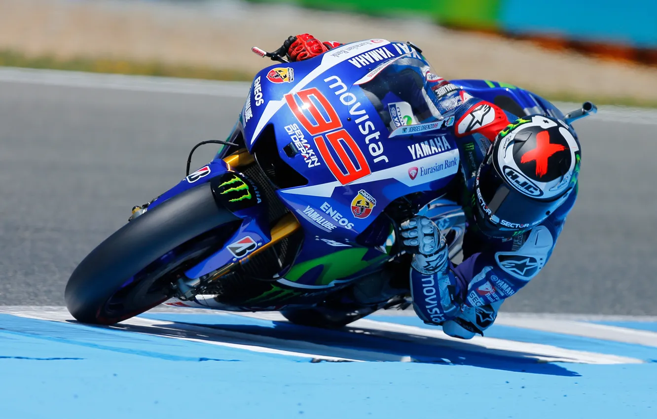 Photo wallpaper MotoGP, Jorge Lorenzo, Yamaha M1