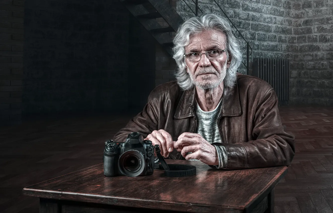 Photo wallpaper people, portrait, camera