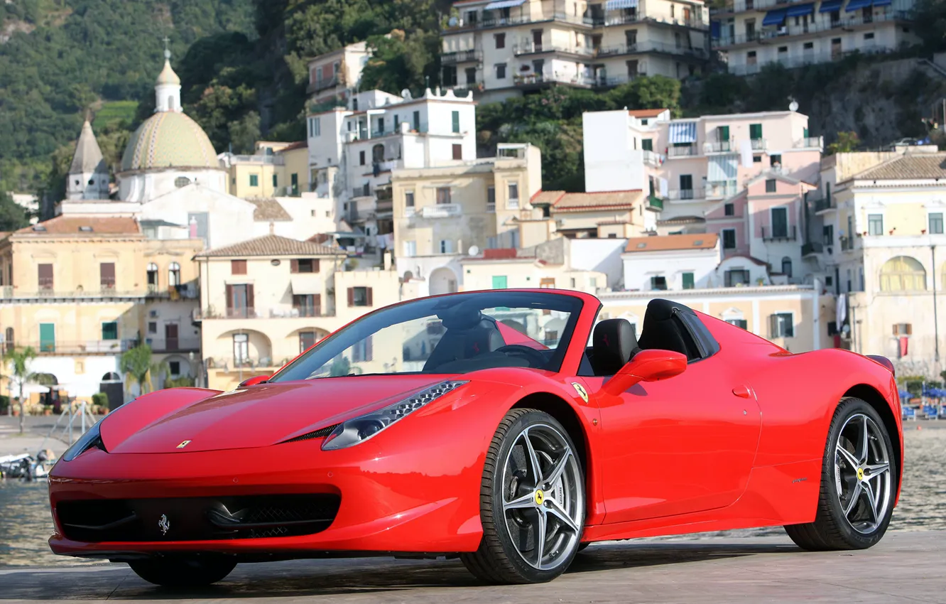 Photo wallpaper Ferrari, 458, Spider