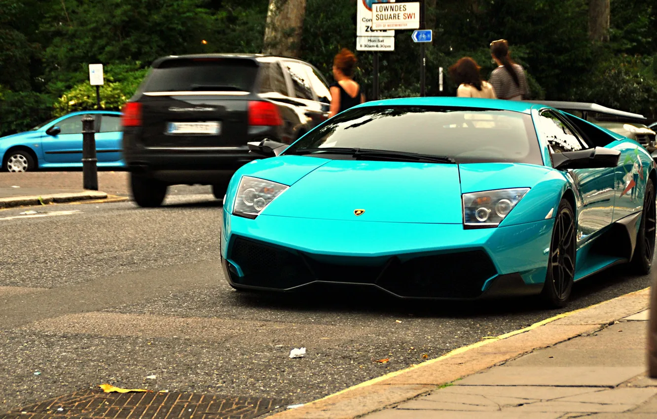 Photo wallpaper Lamborghini, lp640