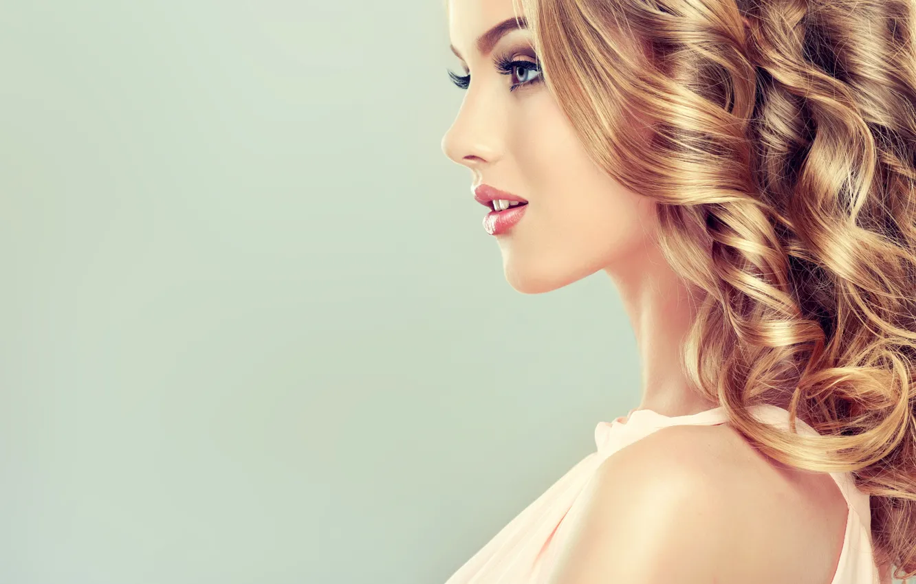 Photo wallpaper look, girl, eyelashes, model, portrait, makeup, edwardderule