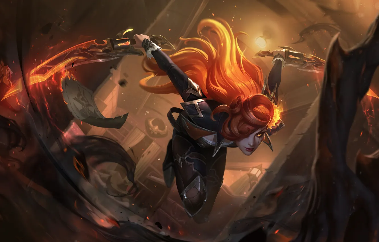 Photo wallpaper art, League of Legends, Katarina, LoL, skin, High Noon