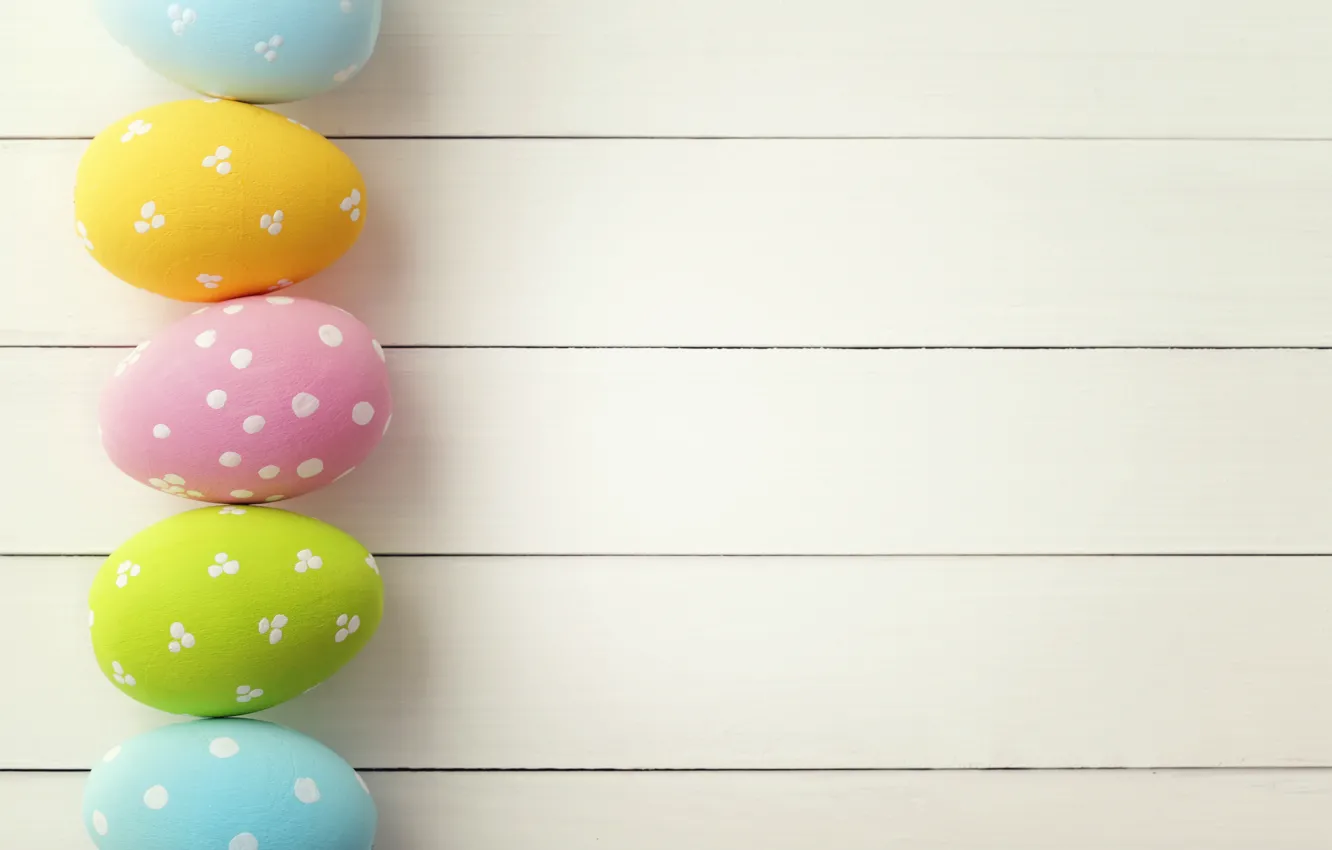 Photo wallpaper Easter, spring, Easter, eggs, Happy, pastel, the painted eggs