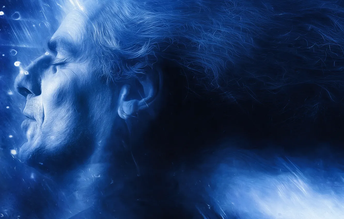 Photo wallpaper face, hair, sleep, male