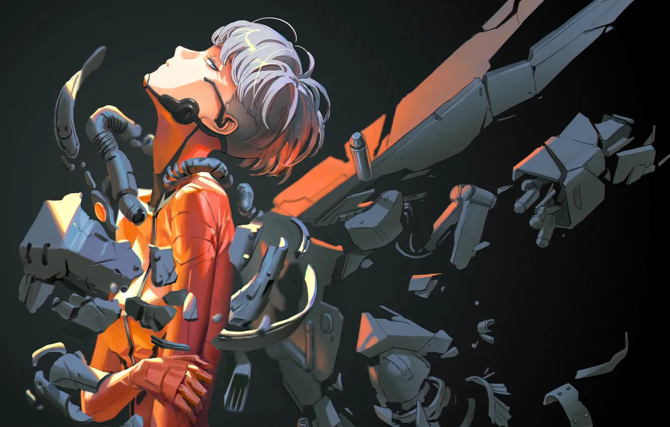 Photo wallpaper Valkyrie, Game Art, game character, Apex Legends, apex art, Kairi Imahara