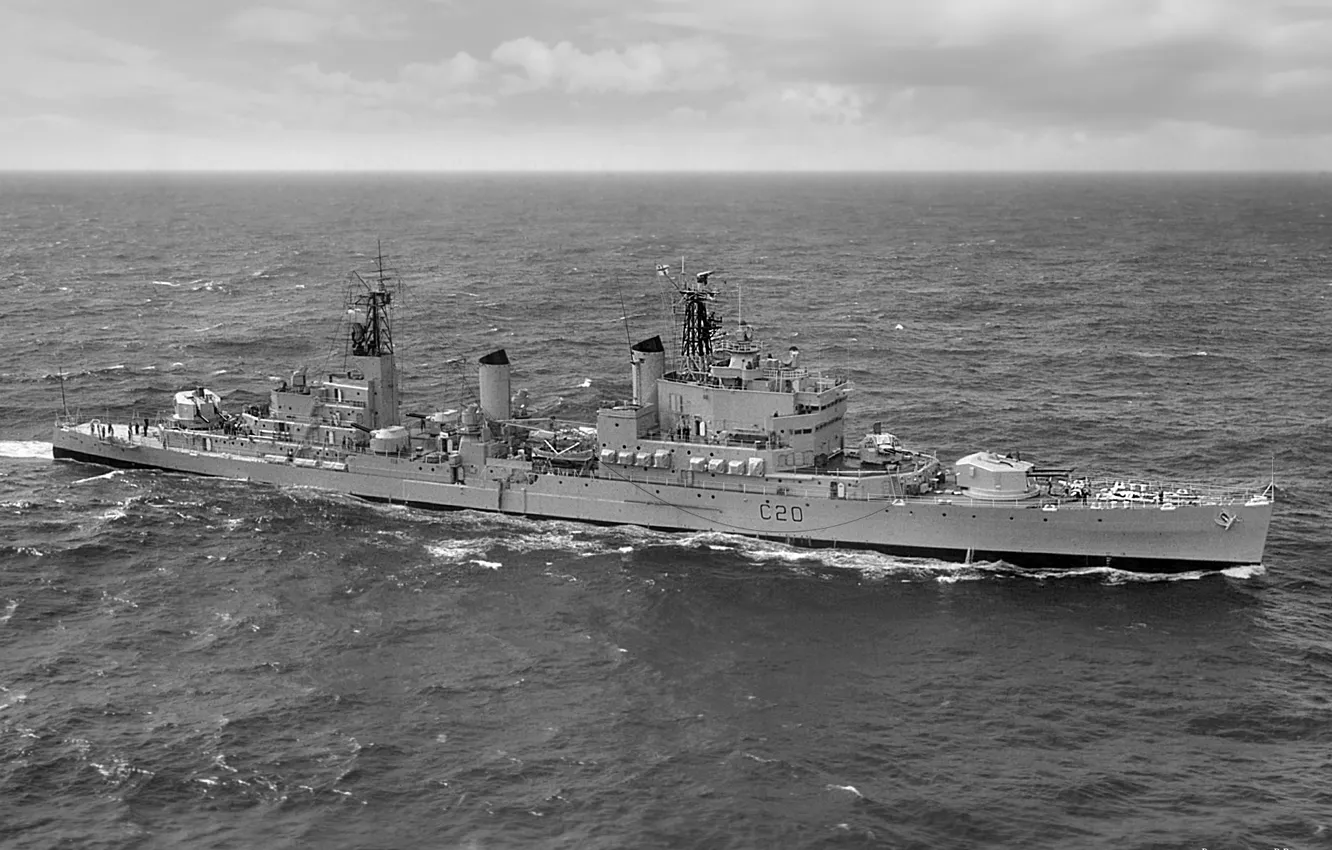 Photo wallpaper UK, cruiser, easy, The Royal Navy, C20, HMS Tiger