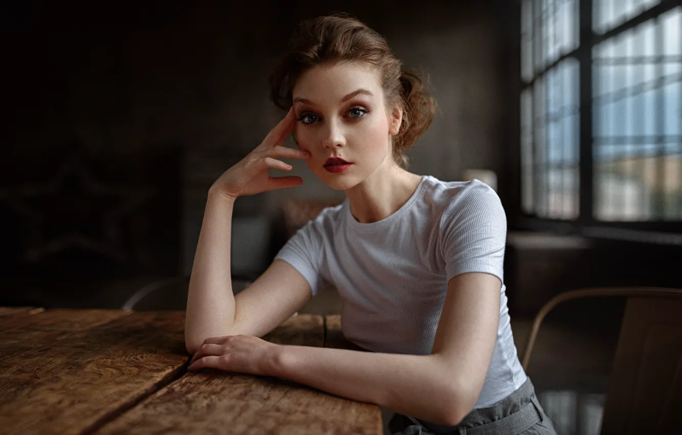 Photo wallpaper look, portrait, beauty, George Chernyadev, Olga Pushkina, Georgy Chernyadyev, Olya Pushkina