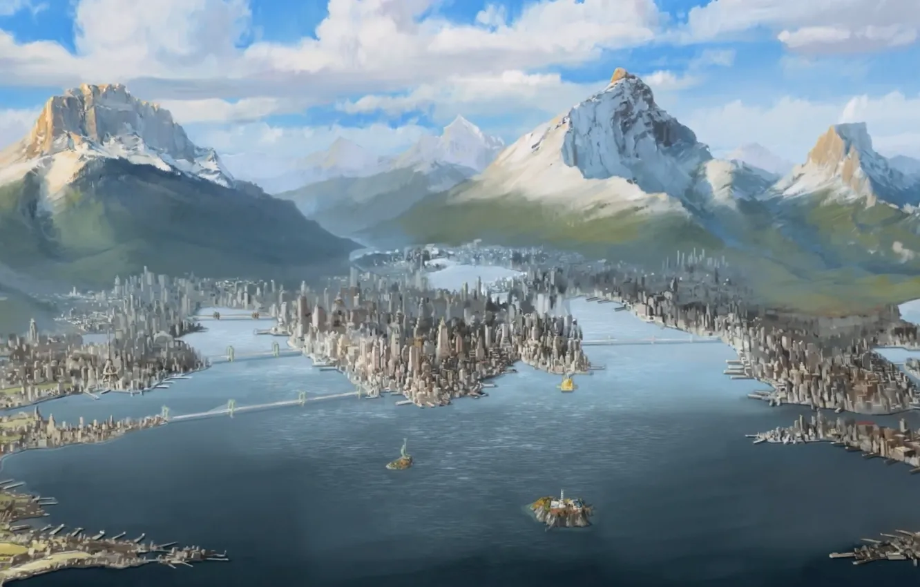 Photo wallpaper water, landscape, Avatar, avatar, landscape, water, The Legend of Korra, The legend of Korra