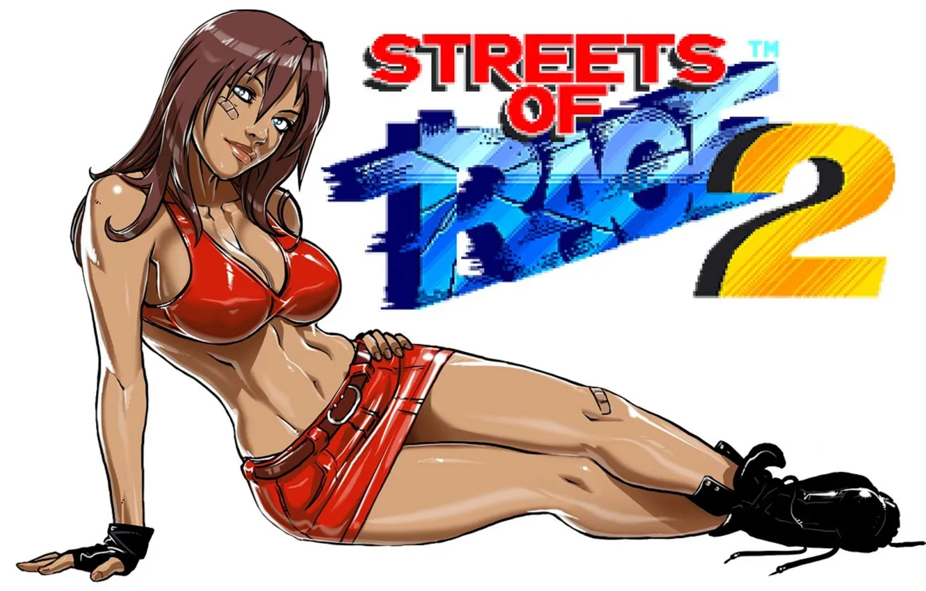 Photo wallpaper girl, the game, Streets Of Rage 2, Blaze