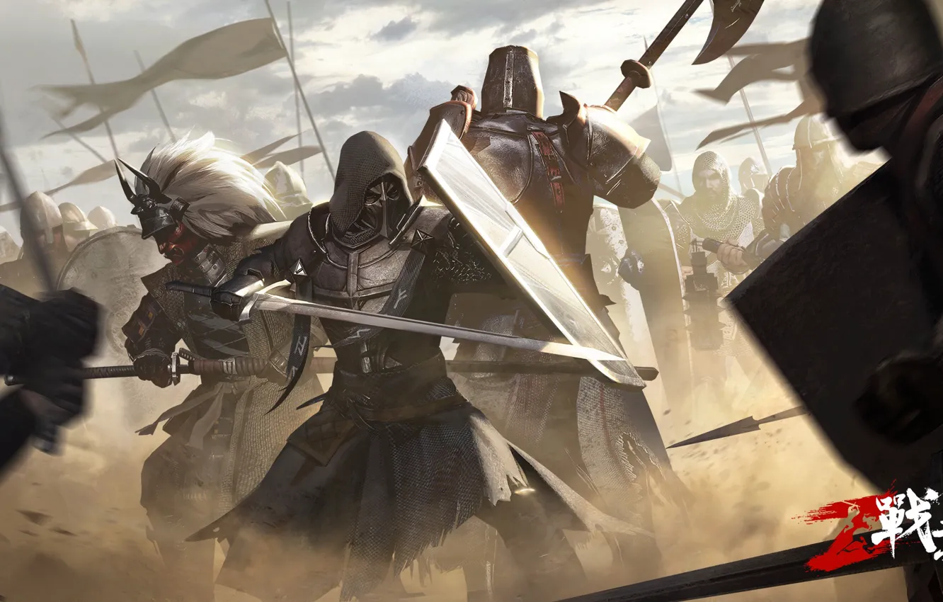 Photo wallpaper armor, warrior, mask, Conqueror`s Blade