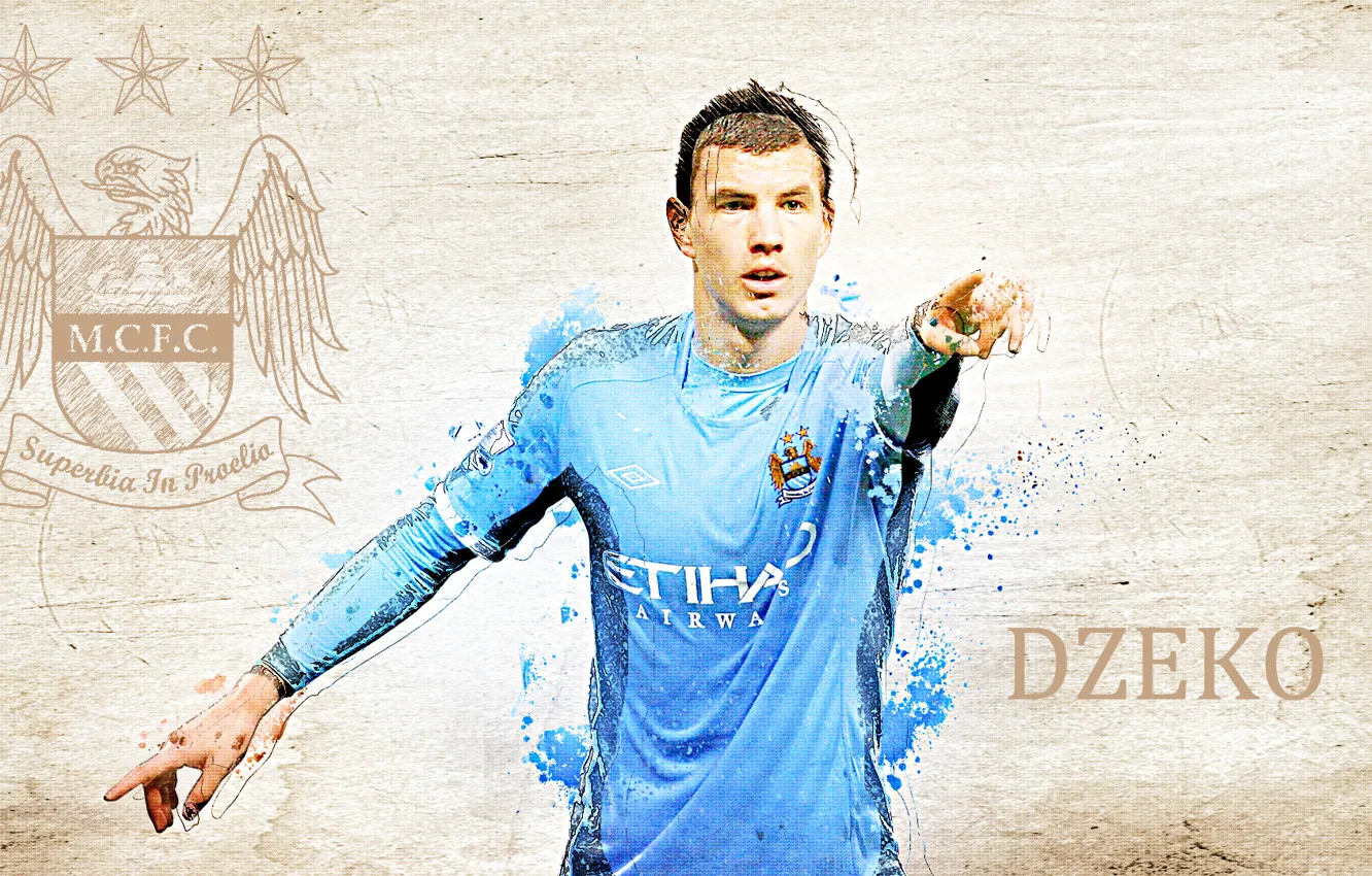 Edin Džeko wallpaper #mcfc #manchester #city