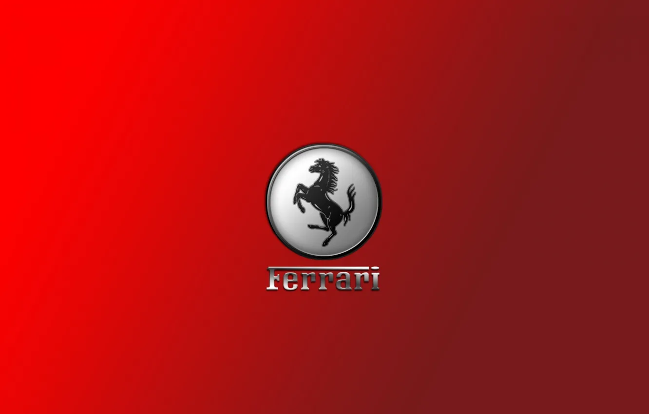 Photo wallpaper background, icon, red, Ferrari. emblem