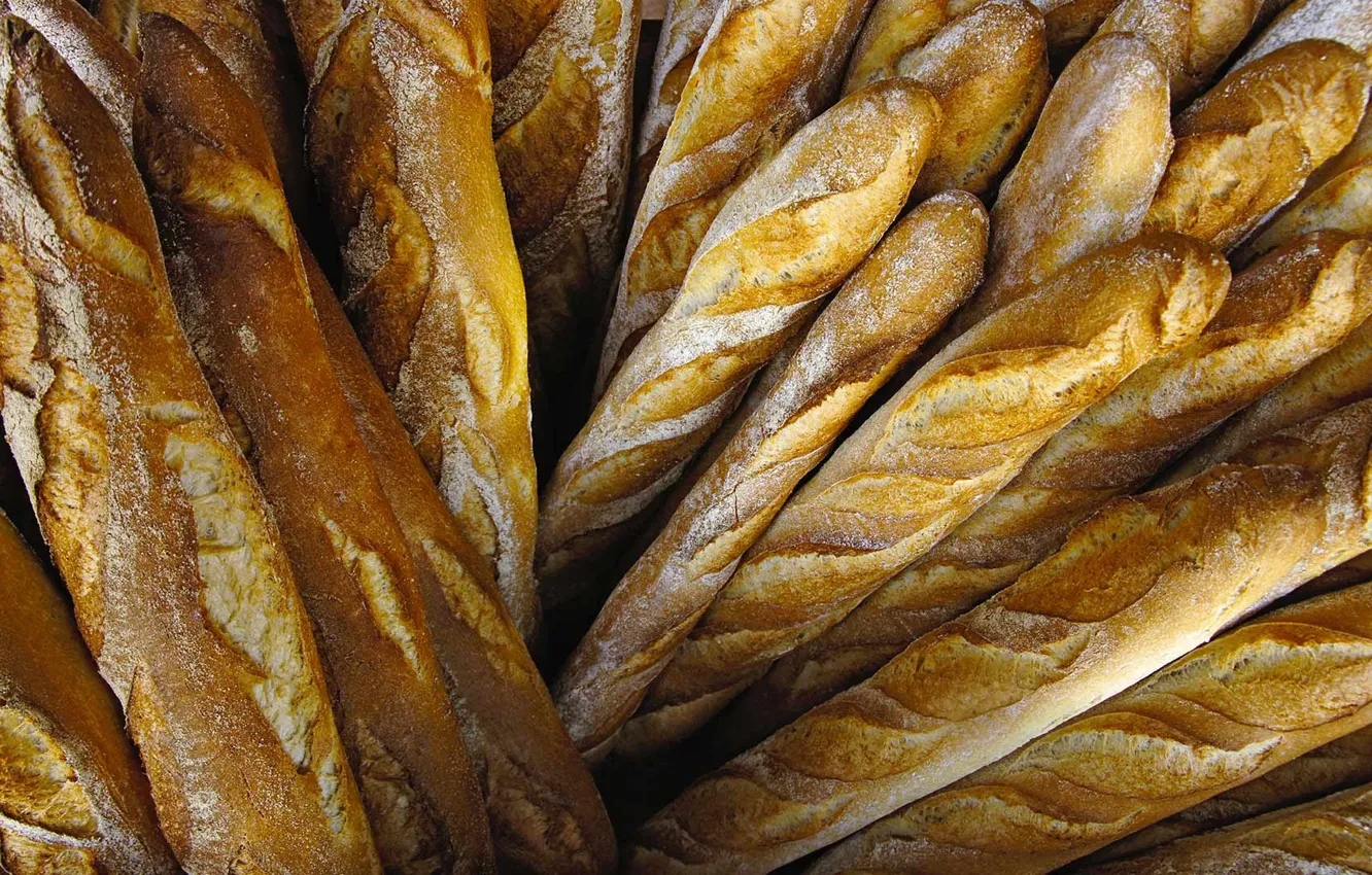 Photo wallpaper bread, cakes, baton