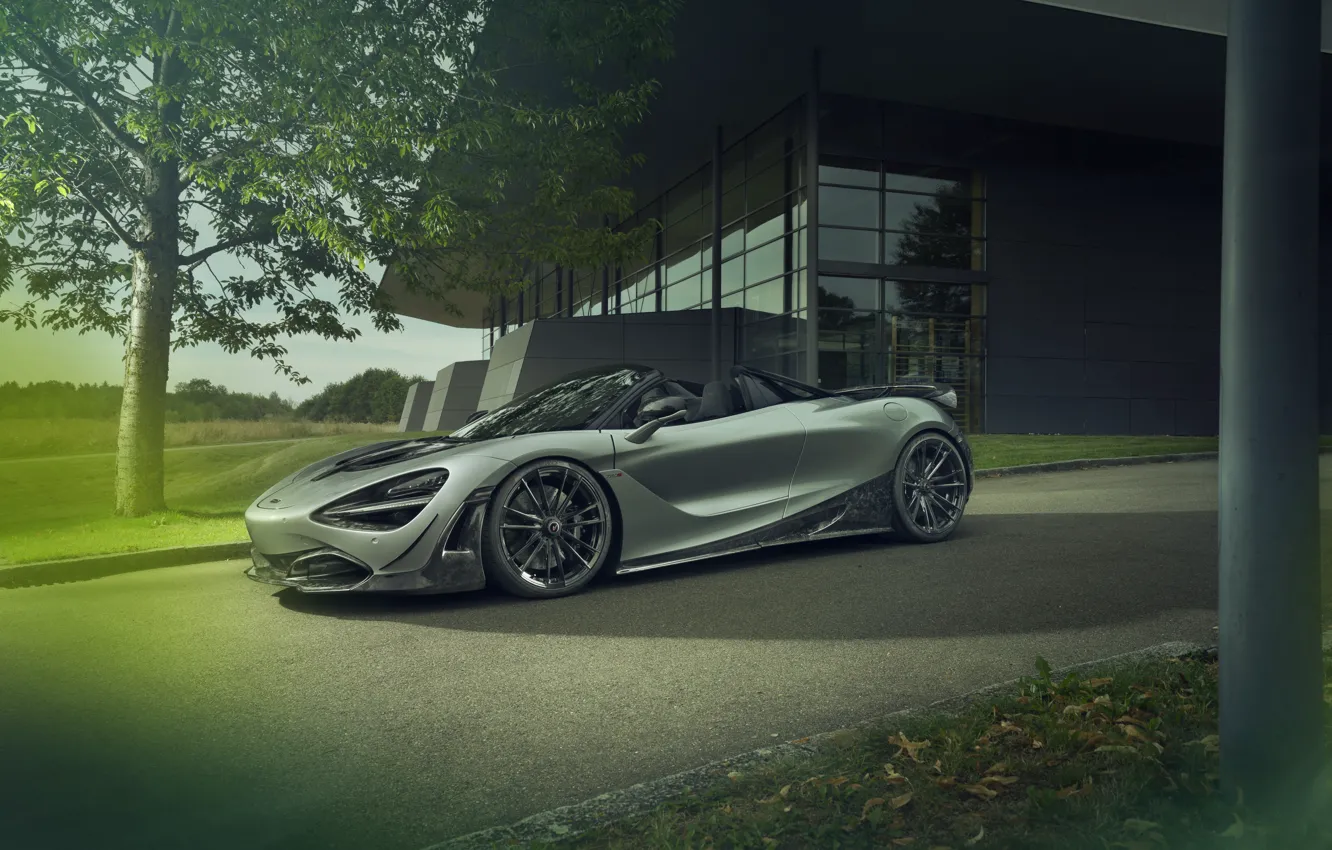 Photo wallpaper McLaren, spider, Novitec, 720S