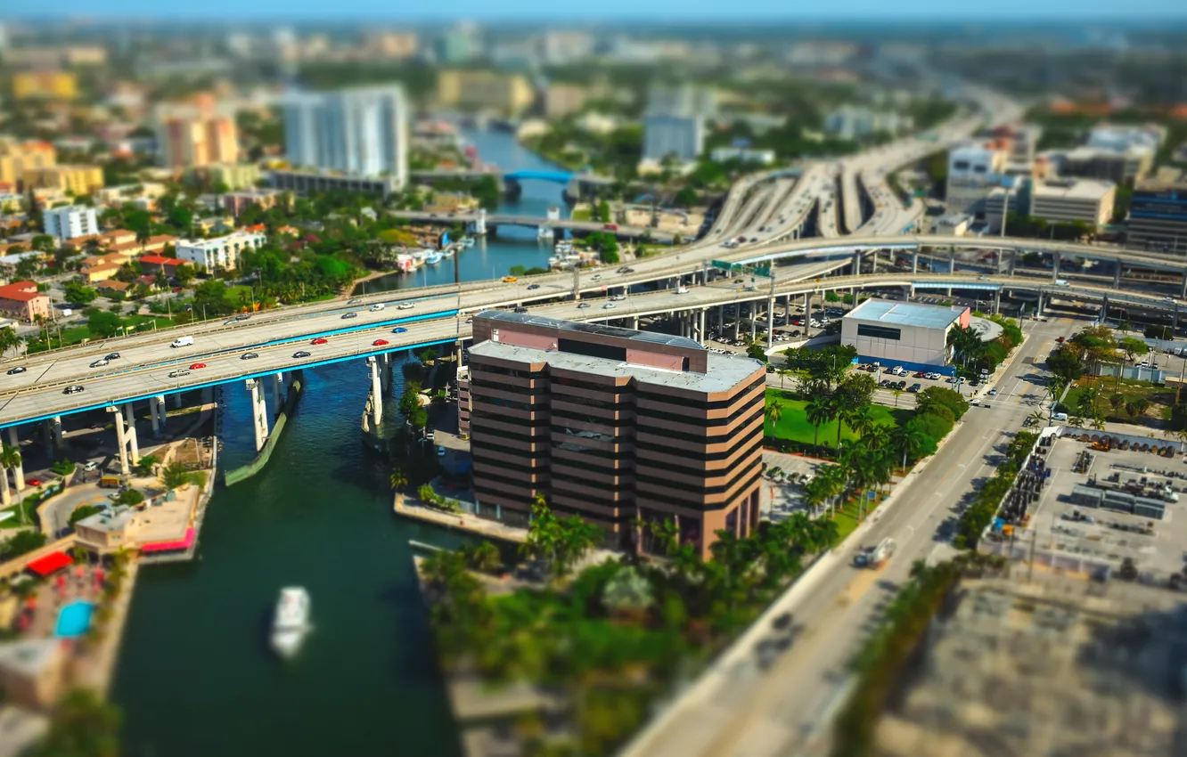 Photo wallpaper road, the sky, landscape, the city, mood, building