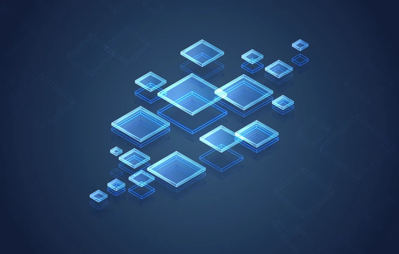 Photo wallpaper abstraction, graphics, minimalism, squares