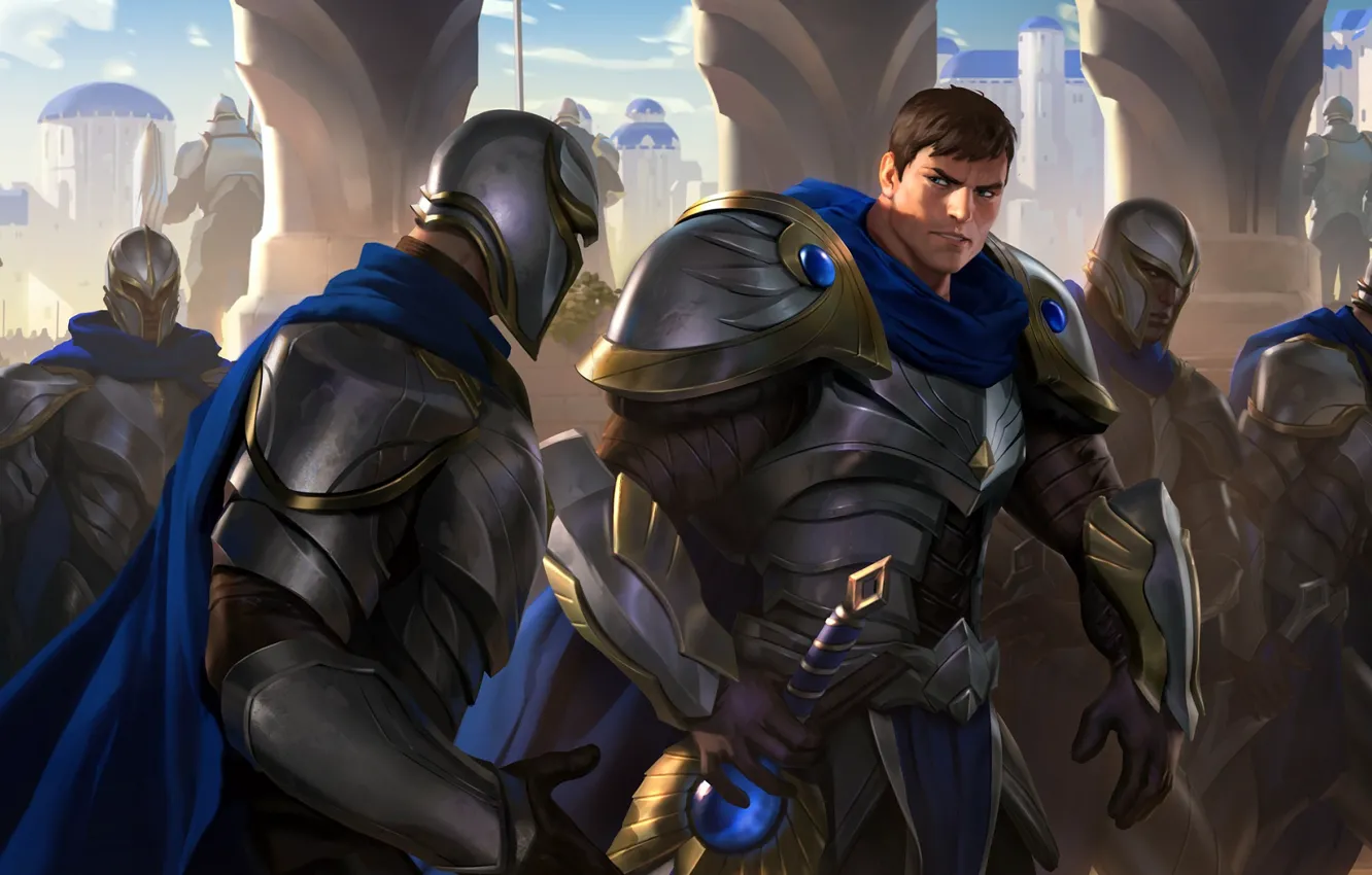 Photo wallpaper Garen, Demacia, Legends of Runeterra
