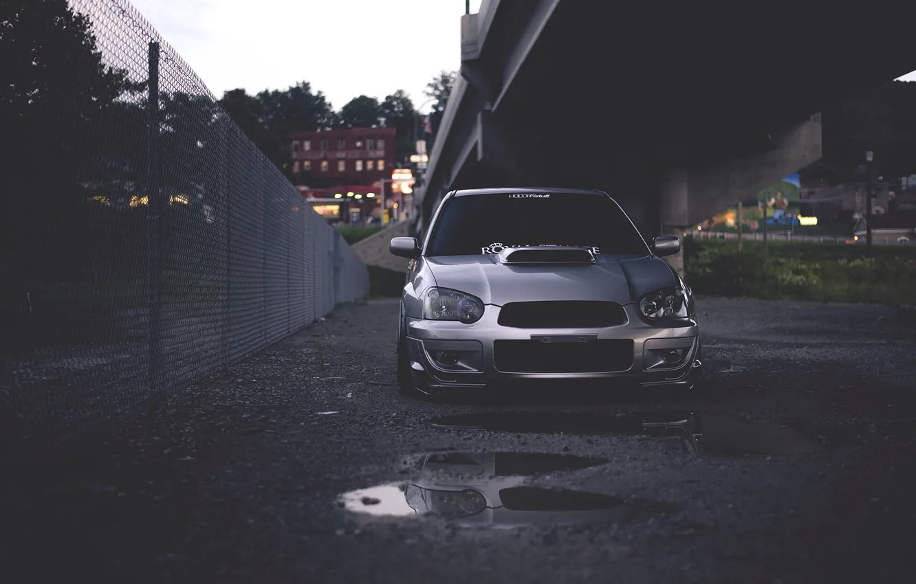 Photo wallpaper Subaru, WRX, Japan, STI, tuning, power, Turbo, low