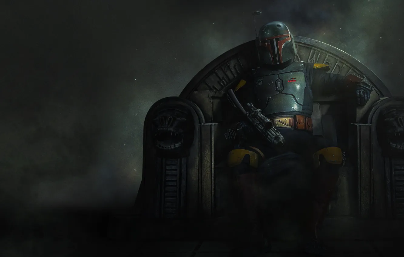 Photo wallpaper Star Wars, art, Boba Fett, Art Work, Mandalore