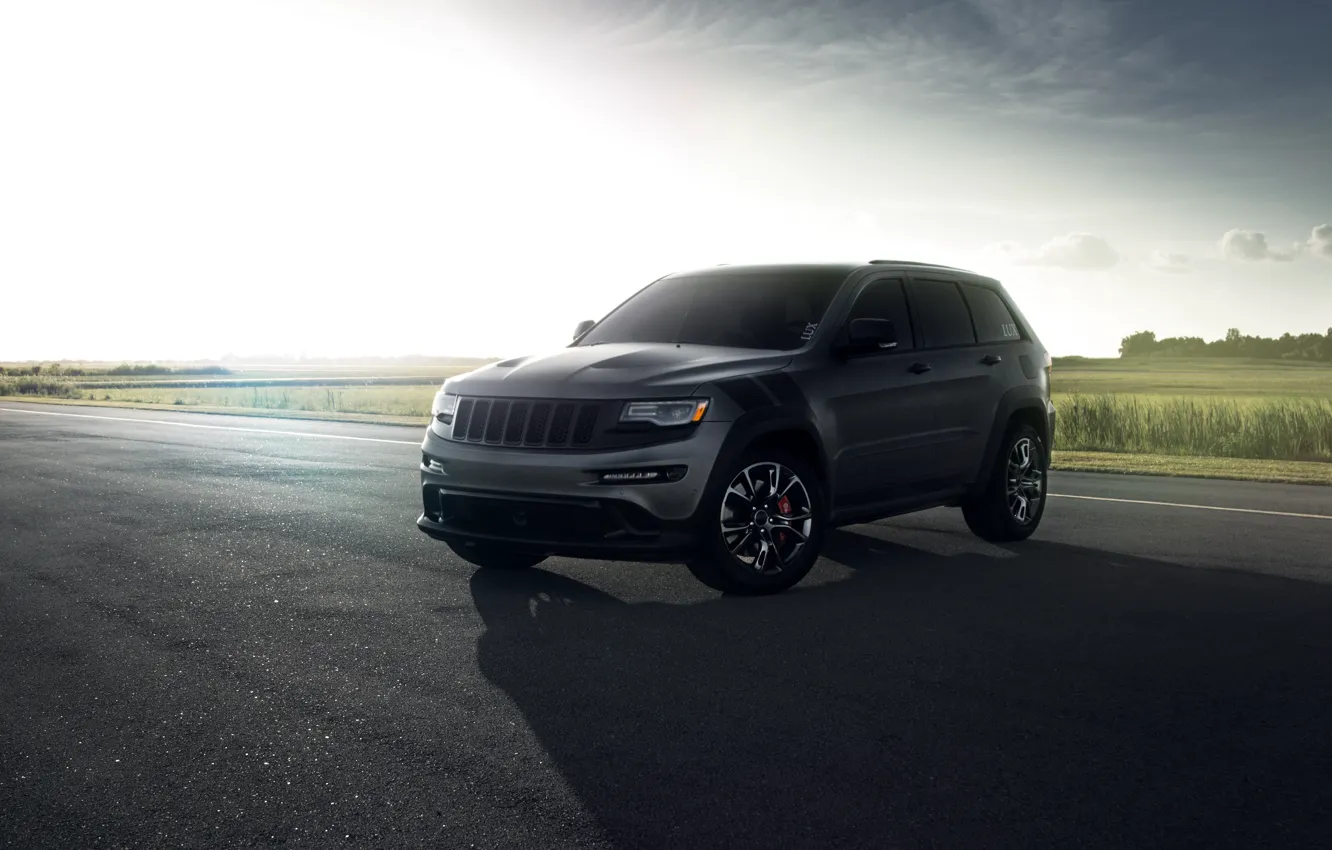 Photo wallpaper car, SUV, Jeep, Grand Cherokee