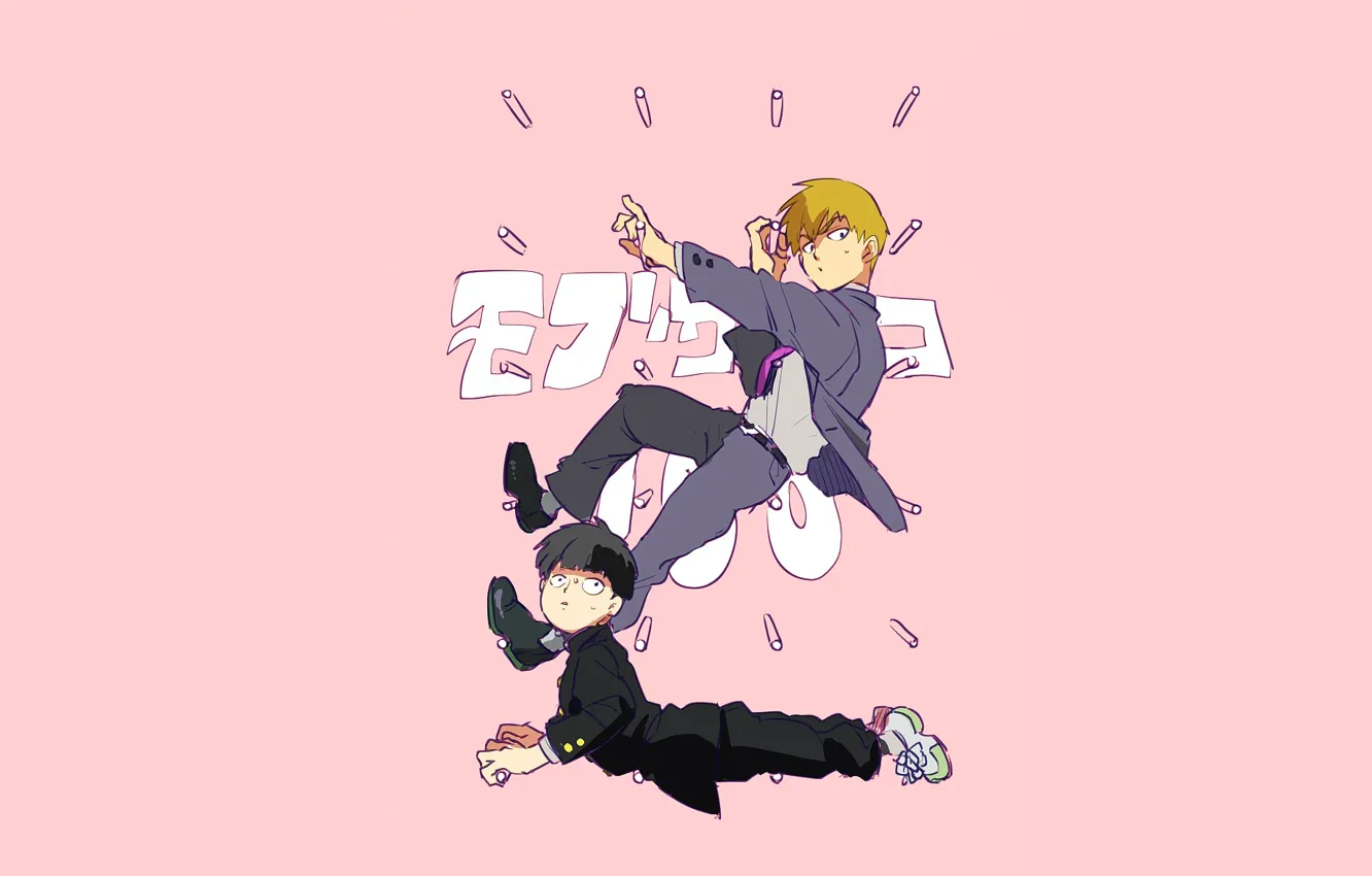 Photo wallpaper anime, art, guy, Mob Psycho 100, Mob psycho 100