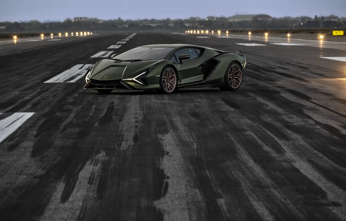 Photo wallpaper Lamborghini, Supercar, Sian, Lamborghini Sian
