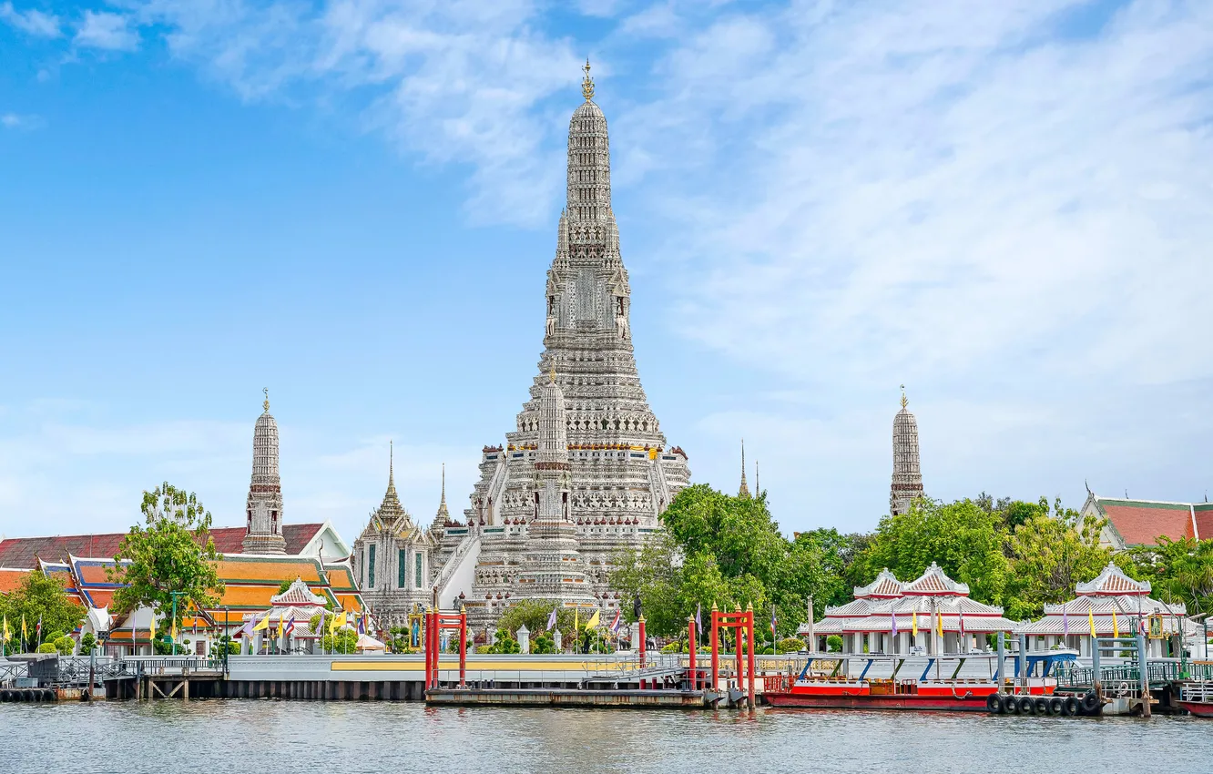 Photo wallpaper Thailand, bangkok landmark, tourist landmark, thailand landmark