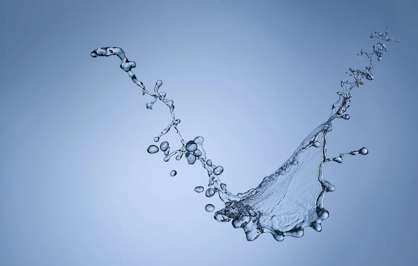 Photo wallpaper water, drops, squirt, background