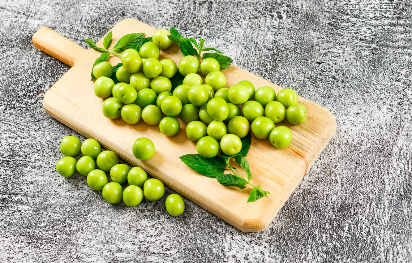 Photo wallpaper table, peas, green peas, green peas, young green peas