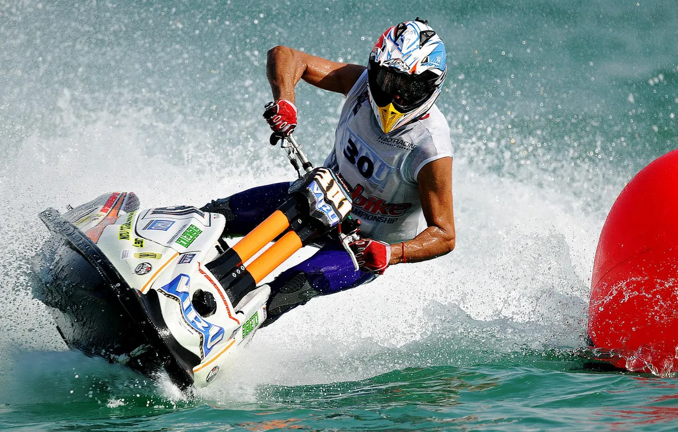 Photo wallpaper race, boat, speed