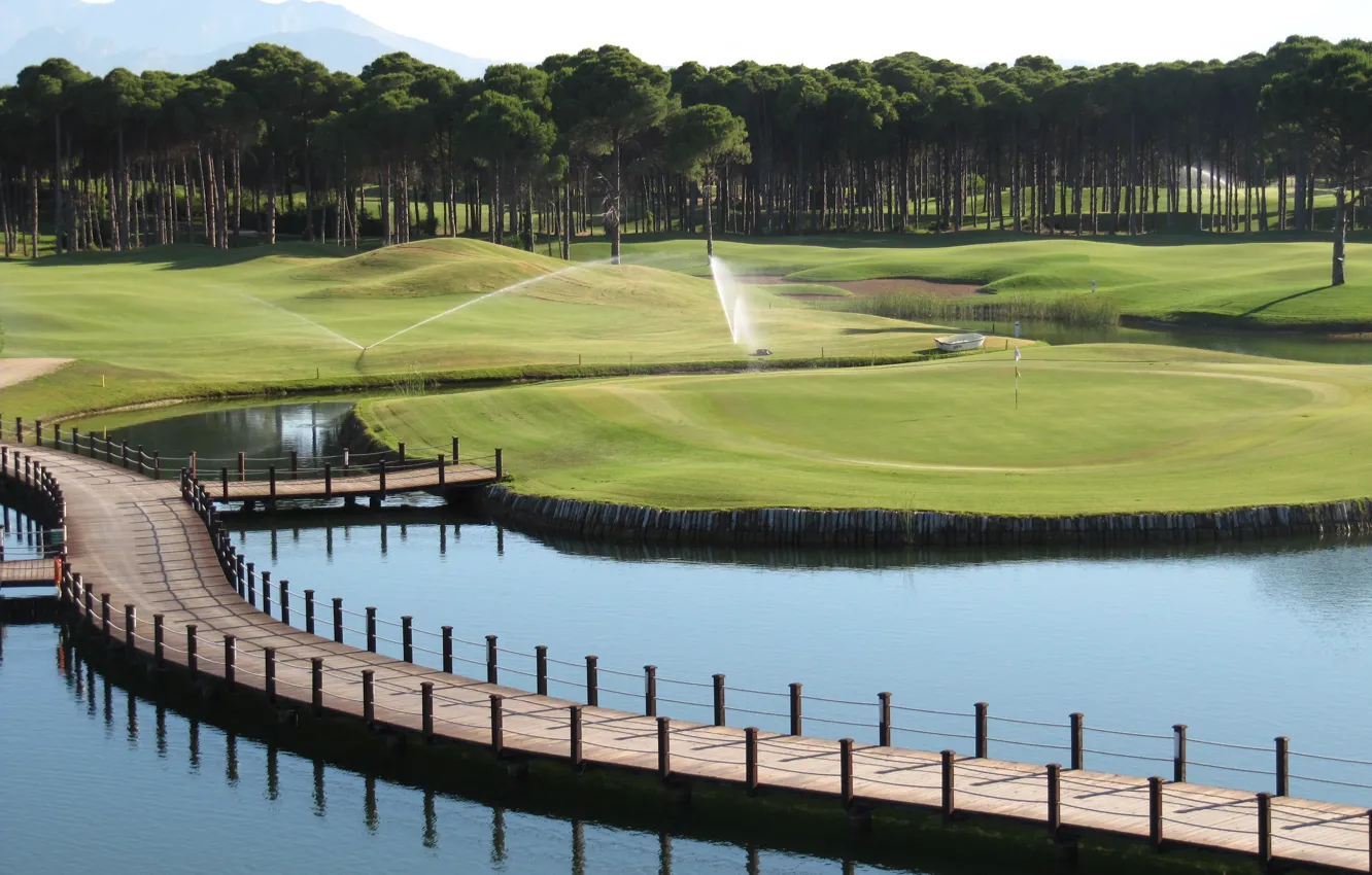 Photo wallpaper hotel, Turkey, Belek, vew from hotel