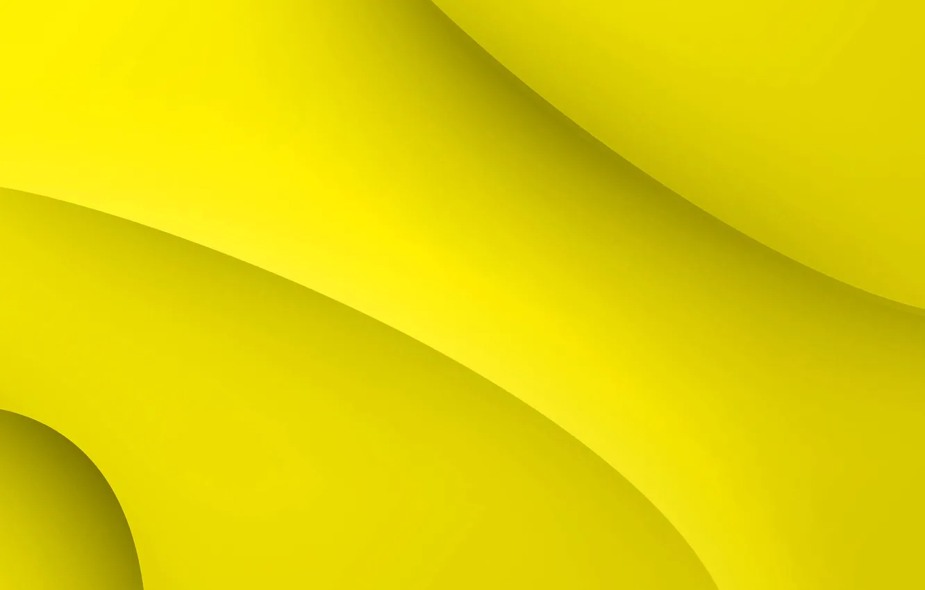 Photo wallpaper yellow, background, curves, form, yellow, fon