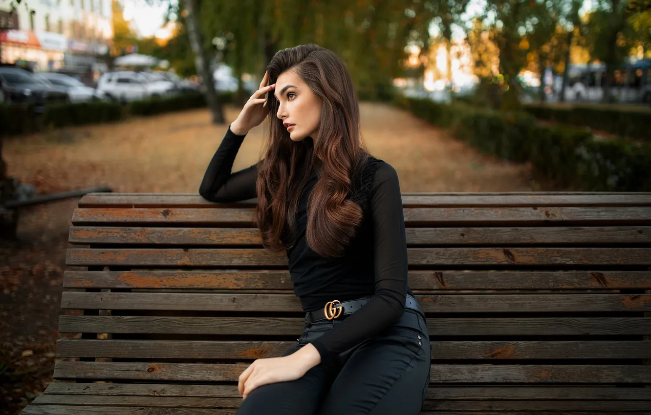Photo wallpaper girl, sexy, Wallpaper, sweetheart, model, bright, makeup, slim