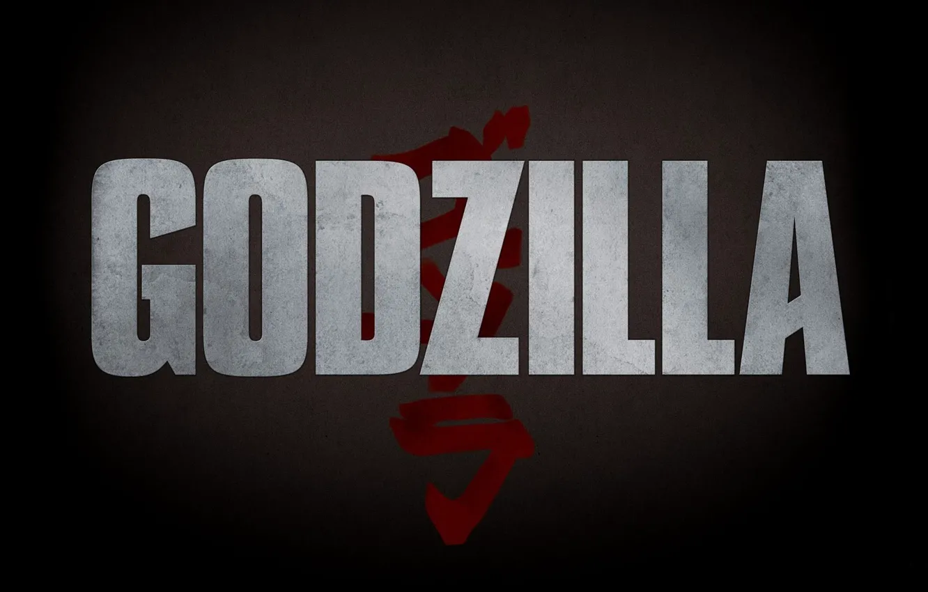 Photo wallpaper Logo, Godzilla, The film, Godzilla, Movie