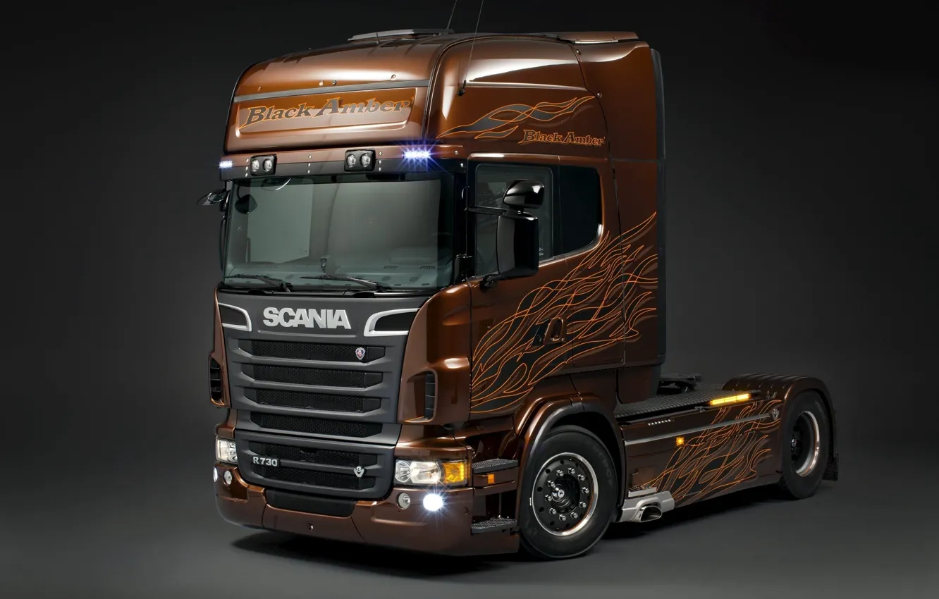 Photo wallpaper truck, tractor, Scania, Scania