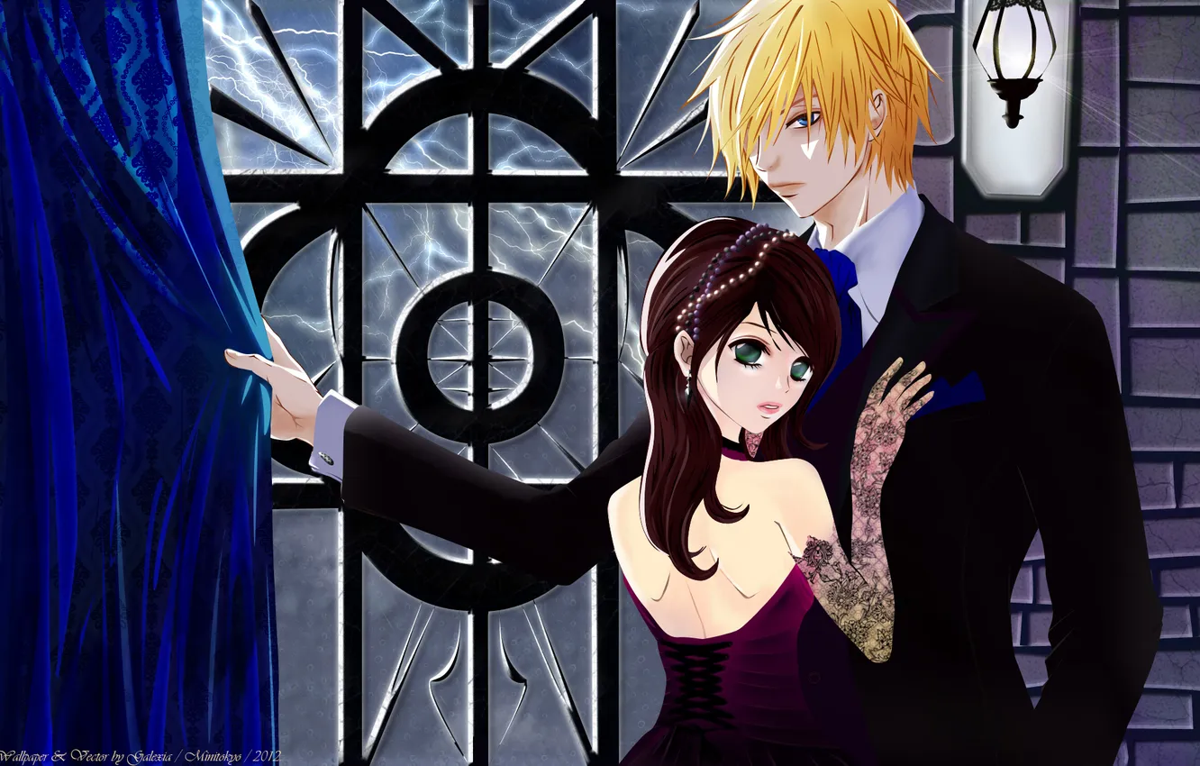 Photo wallpaper manga, kurebayashi teru, kurosaki tasuku, dengeki daisy