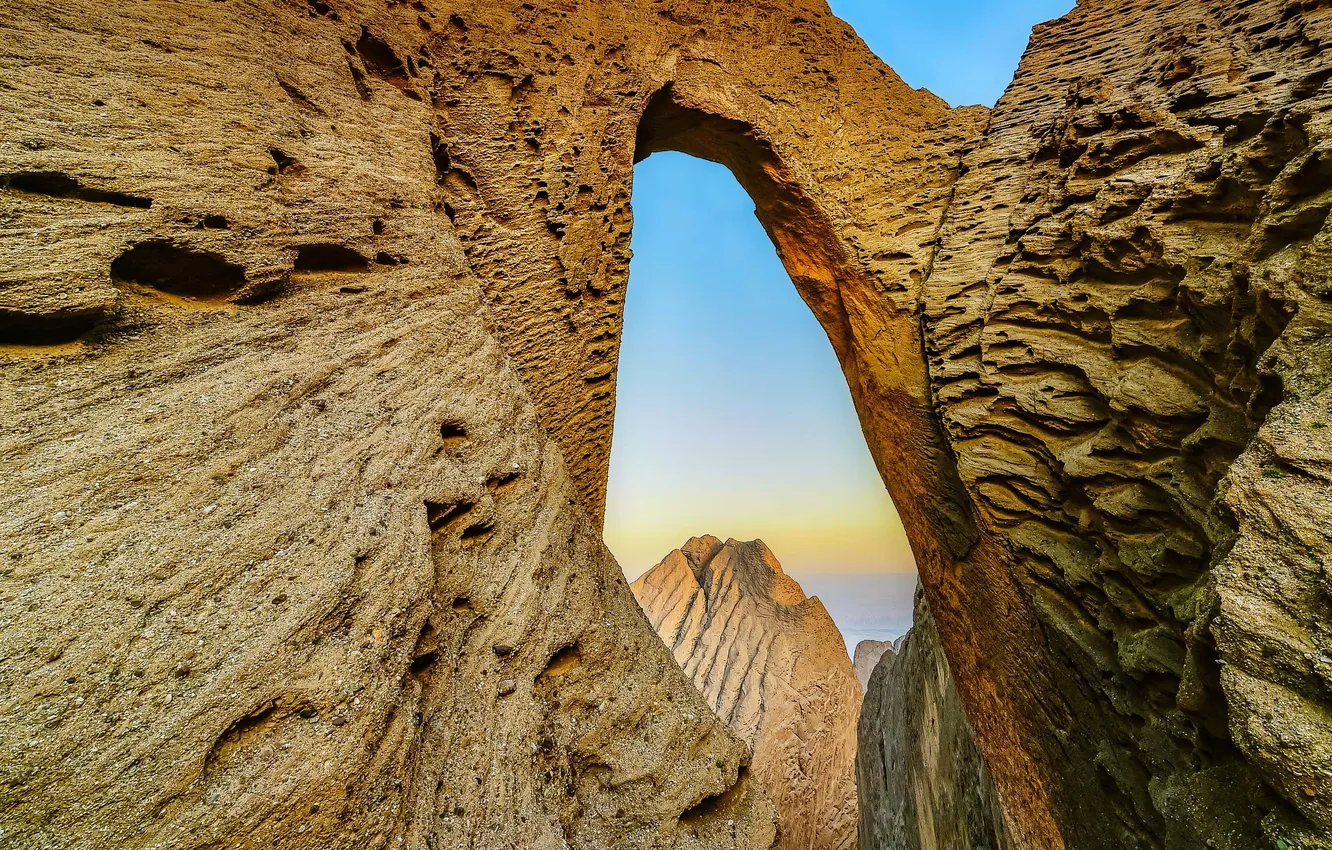 Photo wallpaper China, China, Heavens Gate, Heaven's Gate, Cave Tianmen Mountain, The cave on Tianmen Mountain