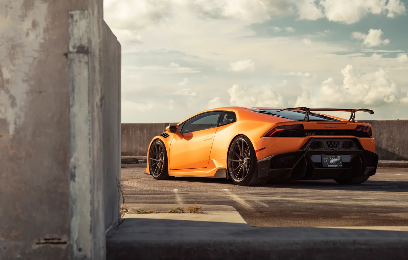 Photo wallpaper Lamborghini, supercar, 2018, VAG, Huracan, Novara