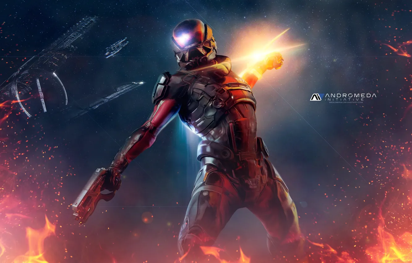 Photo wallpaper Game, Electronic Arts, Mass Effect: Andromeda