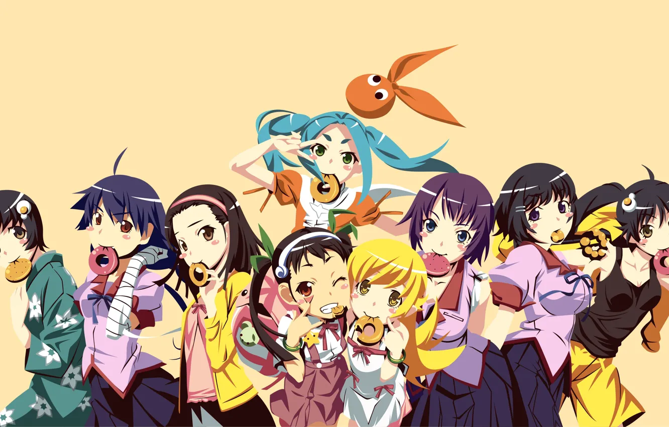 Photo wallpaper anime, asian, manga, japanese, by noerulb, Owarimonogatari