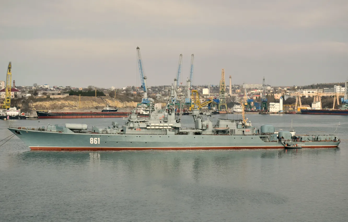 Photo wallpaper ship, Sevastopol, guard, Okay