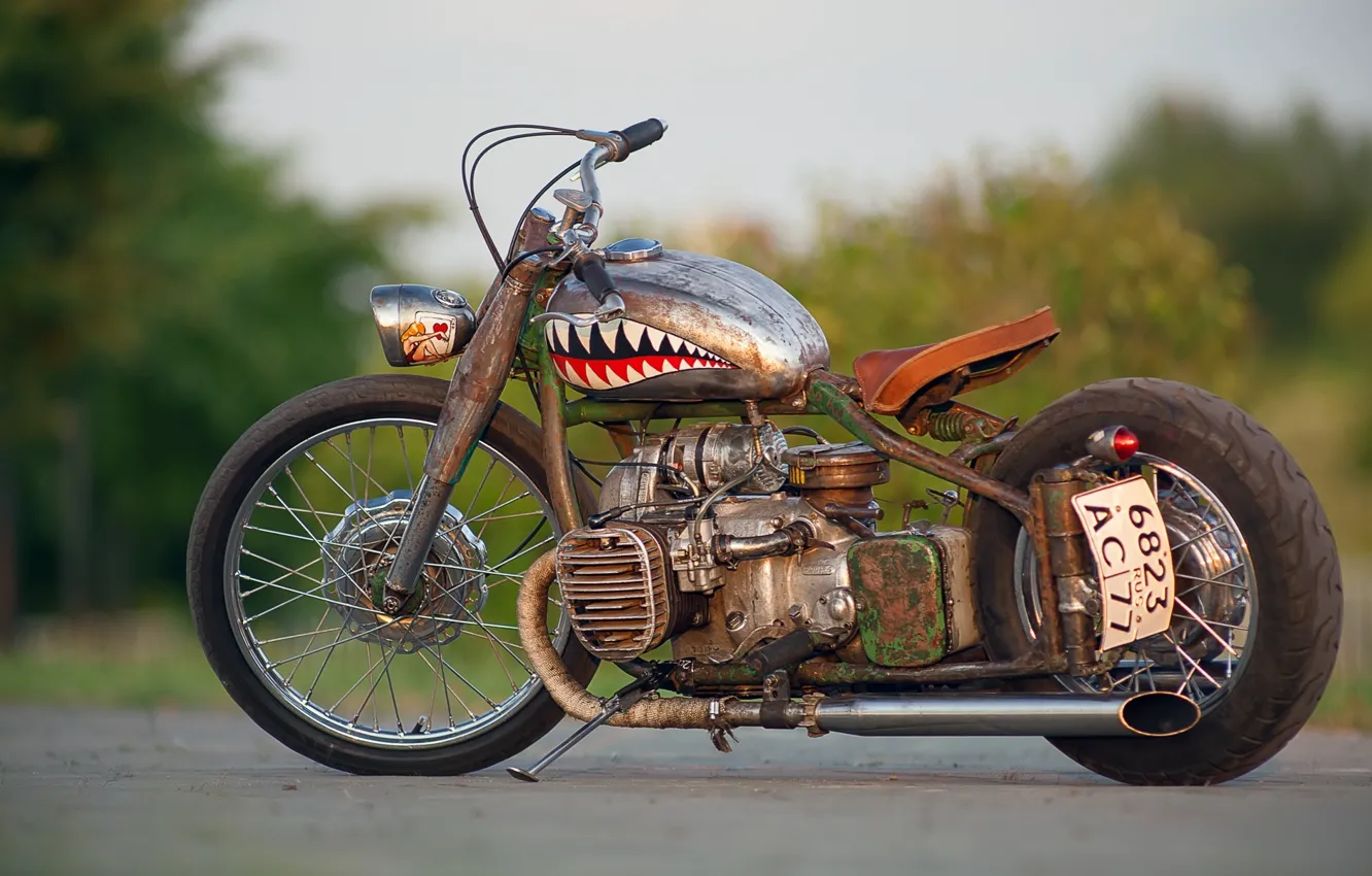 Photo wallpaper Bike, Motorbike, Motorcycle