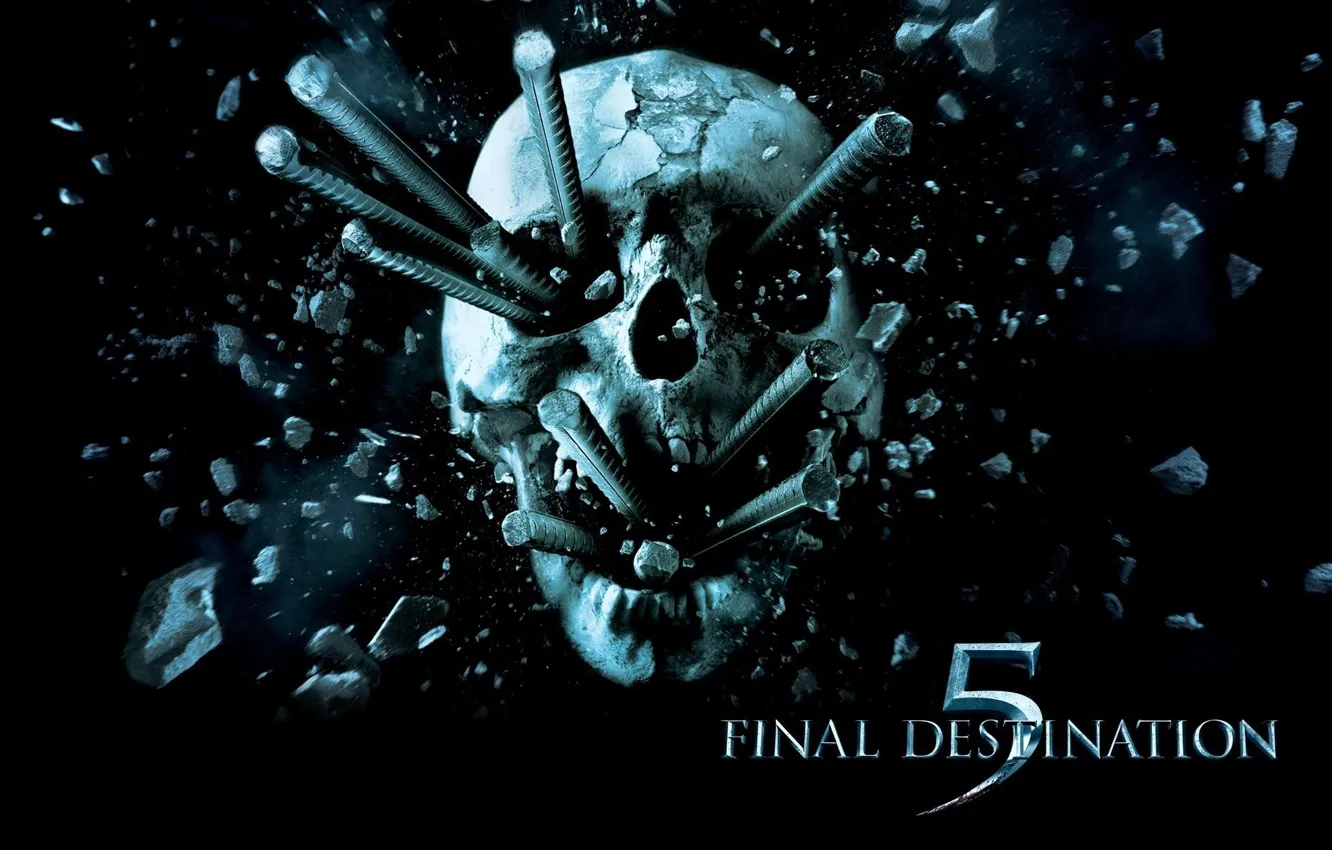 Photo wallpaper the film, skull, destination