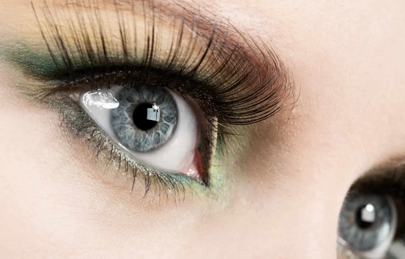 Photo wallpaper eyes, eyelashes, style, the pupil