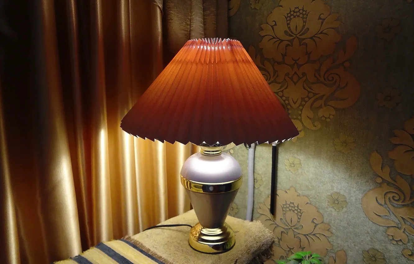 Photo wallpaper light, lamp, night light