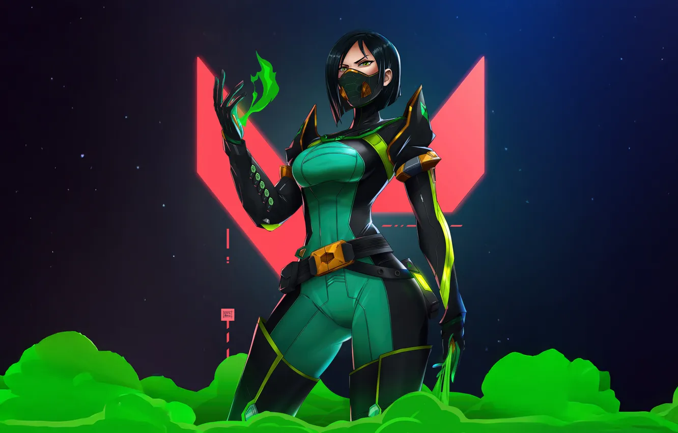 Photo wallpaper Viper, Again, Strikes, Valorant