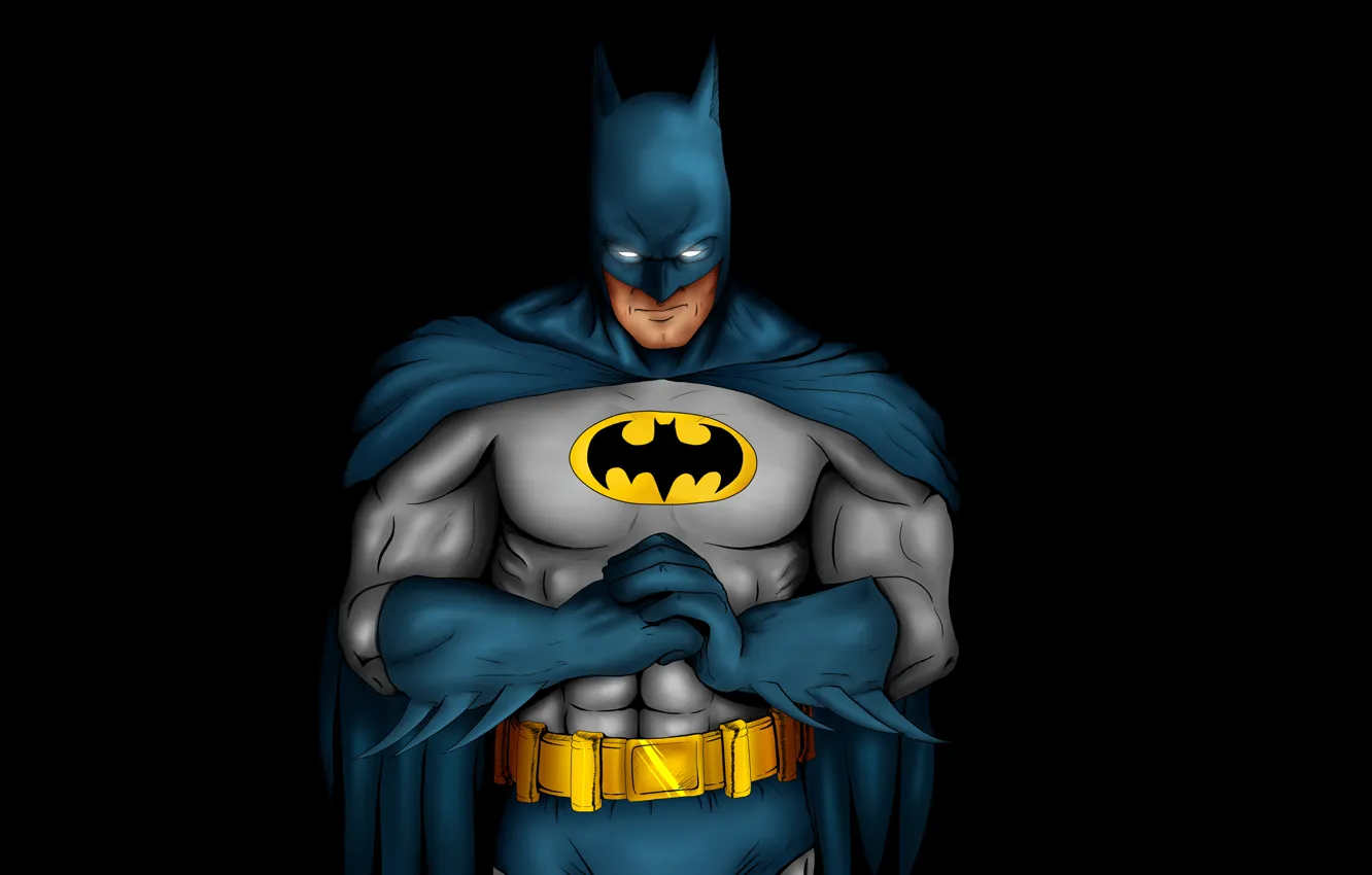 Photo wallpaper the dark background, batman, Batman, comic