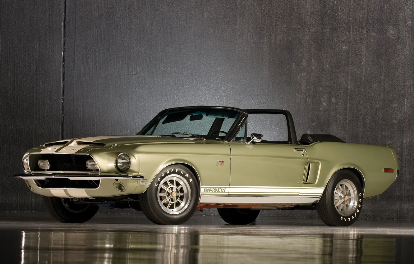Photo wallpaper Mustang, convertible, shelby, gt500 kr