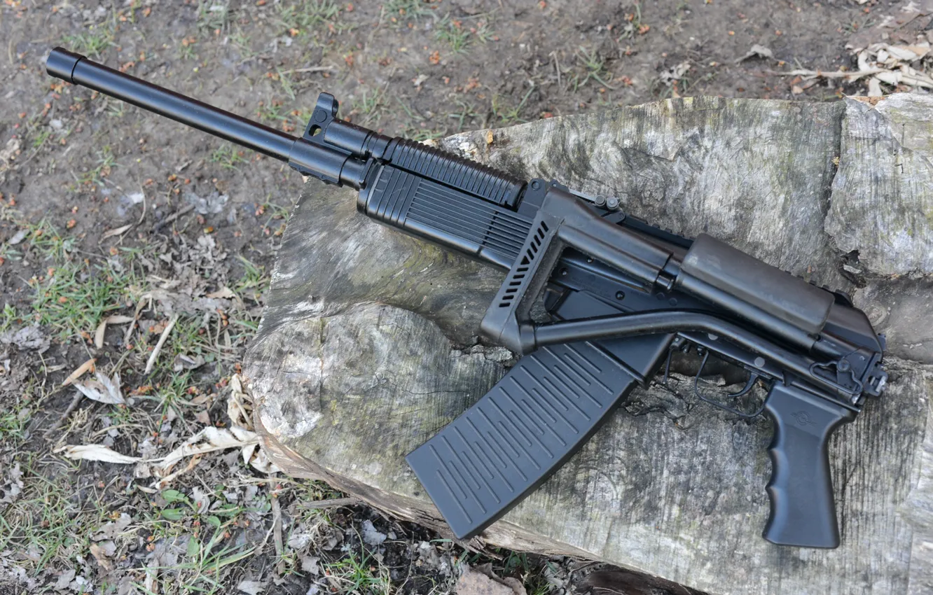 Photo wallpaper carabiner, self-loading, smoothbore, Vepr-12