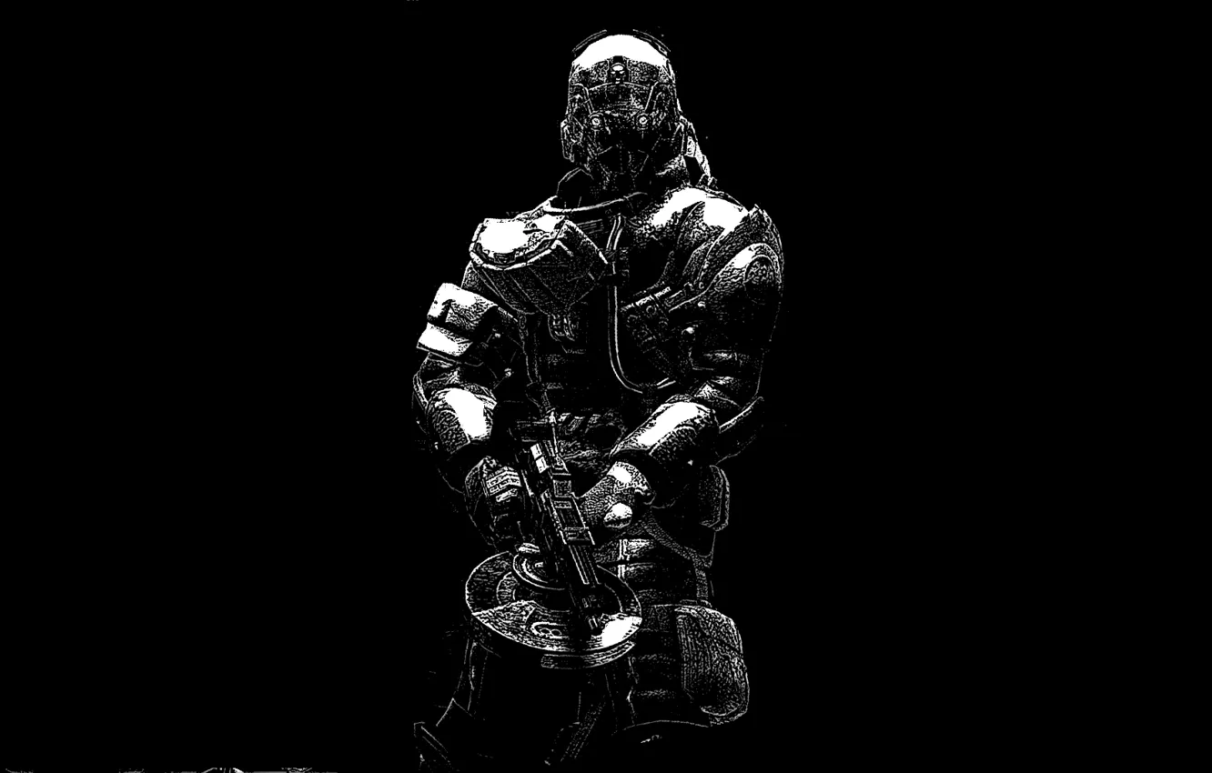 Photo wallpaper Dead Space, Isaac Clarke, Dead Space3